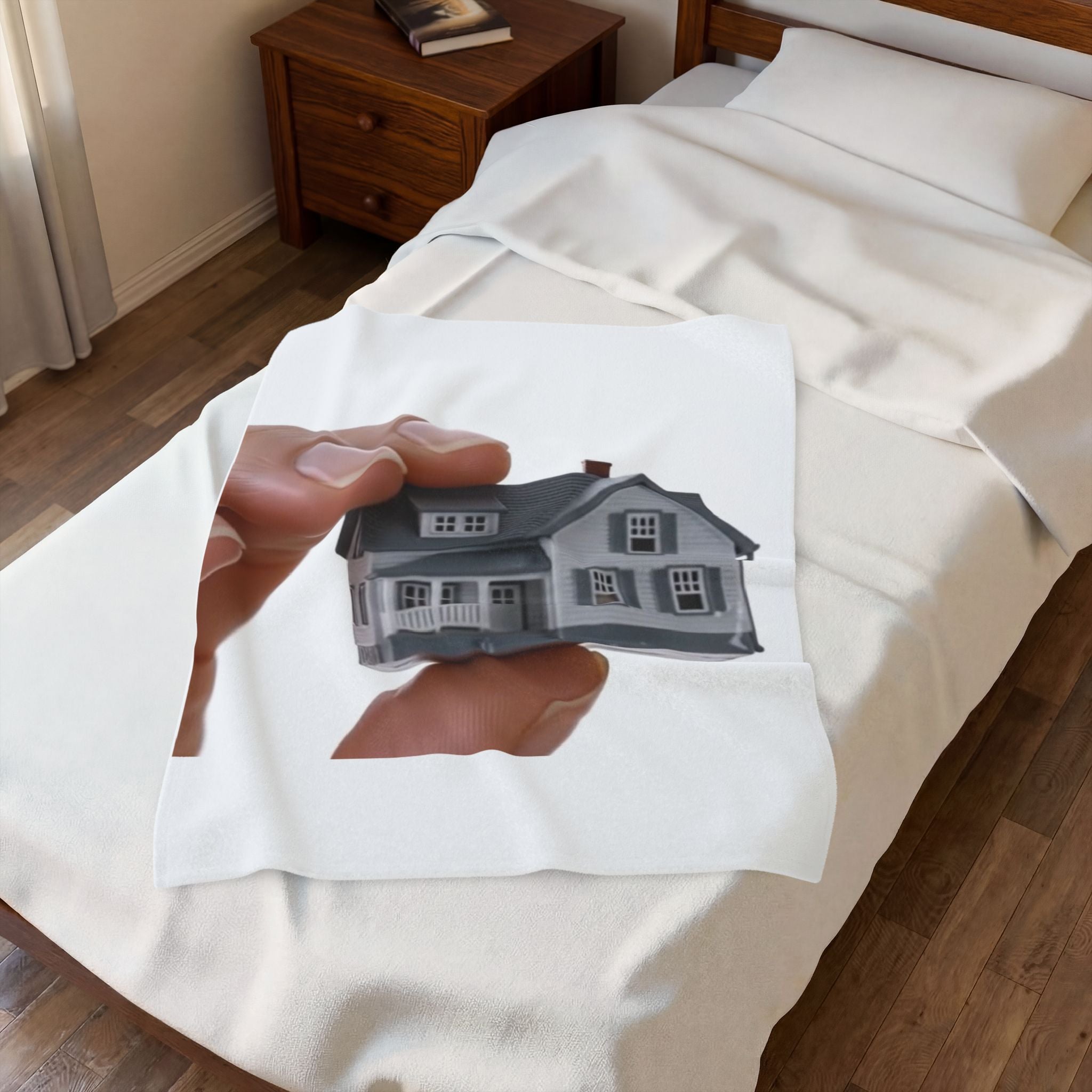 Velveteen Mouth House Plush Blanket