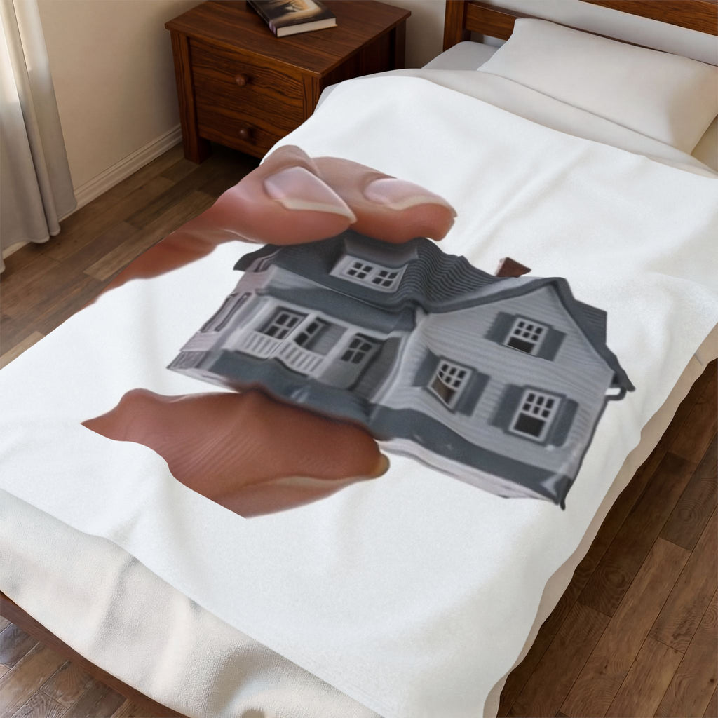 Velveteen Mouth House Plush Blanket